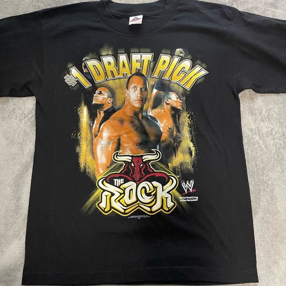 The Rock Number 1 Draft Pick T Shirt - Picture 1 of 2